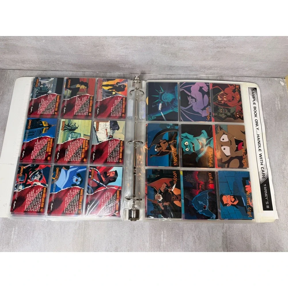 1995 SkyBox Gargoyles Salesmans Sample Binder Complete Set Pop Ups Promo Book